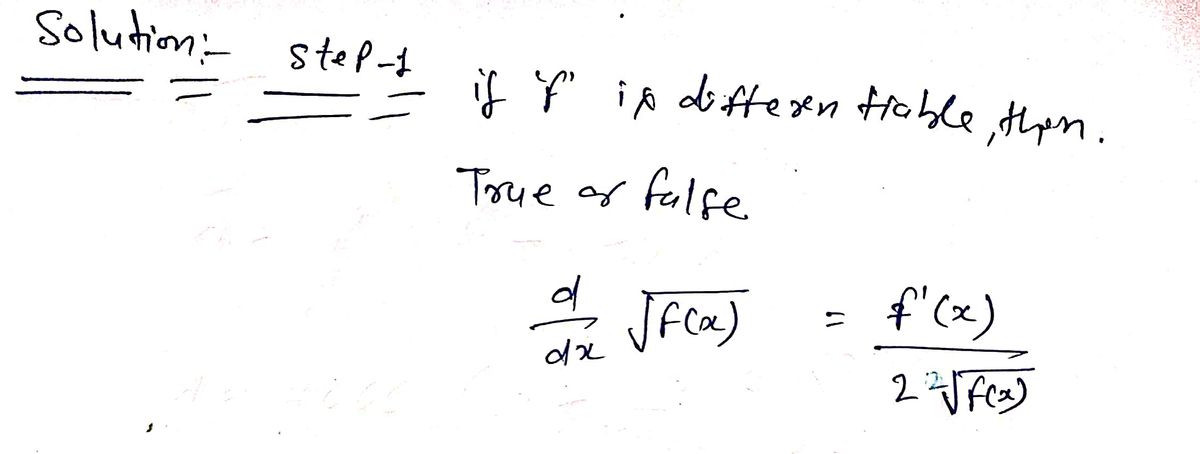 Calculus homework question answer, step 1, image 1